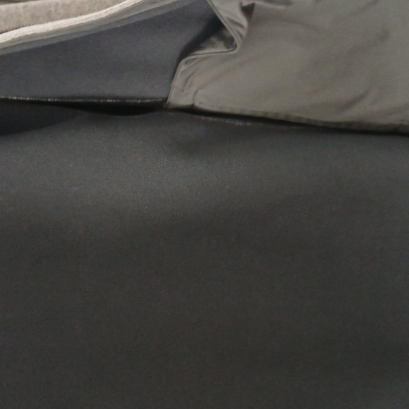 LL Bean Sweater Womens Mock Neck Full Zip Fleece Long Sleeve Dark Grey, Sz XL - Picture 9 of 11
